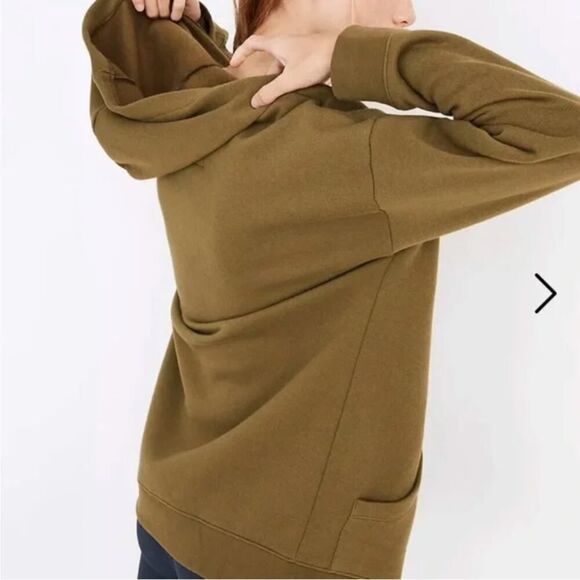 New! Madewell MWL Betterterry Full-Zip Long‎ Hoodie Sweatshirt, size S - Picture 4 of 16
